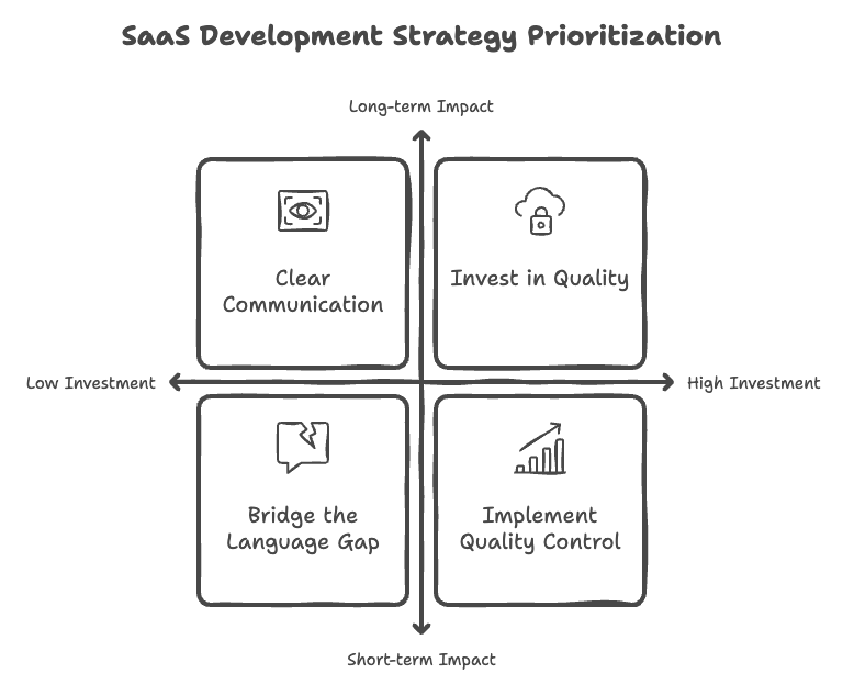 SaaS Development Strategy Prioritization